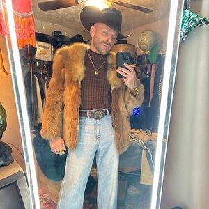 Hudson Jeans Women's Tan Teddy Jacket